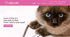 Desktop Screenshot of catsrule.com