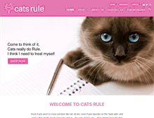 Tablet Screenshot of catsrule.com